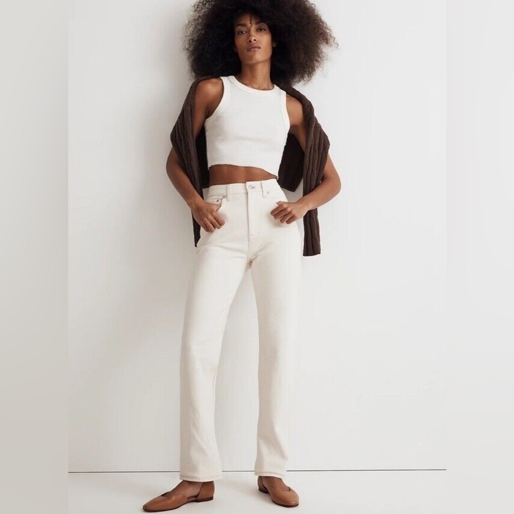 Madewell The 90s Straight in Vintage Canvas NWT 24